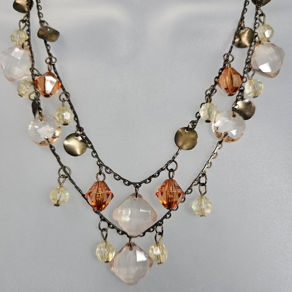 Premier Designs Necklace Boho Chandelier Fringe Romantic Tuscany Charm Statement - Picture 3 of 11